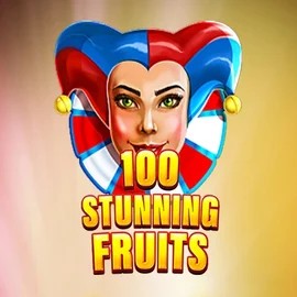 100 Stunning Fruits slot logo by SYNOT Games at Playfina Casino