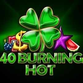 40 Burning Hot logo by Amusnet Interactive at Playfina Casino40 Burning Hot