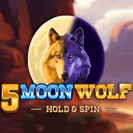 Logo of 5 Moon Wolf from Apparat Gaming at Playfina Casino