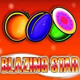 Blazing Star slot logo by Merkur Gaming at Playfina CasinoBlazing Star