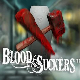 Blood Suckers slot logo by NetEnt at Playfina CasinoBlood Suckers