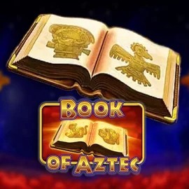 Book of Aztec slot logo by Amatic Industries at Playfina CasinoBook of Aztec