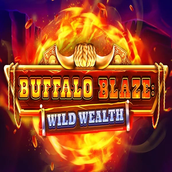 Logo of Buffalo Blaze Wild Wealth from OctoPlay at Playfina Casino