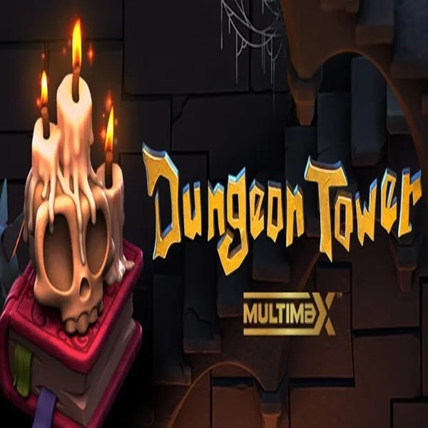 Dungeon Tower logo by Peter & Sons at Playfina CasinoDungeon Tower