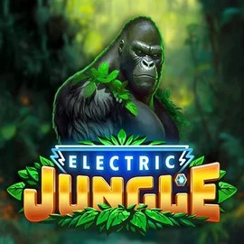 Electric Jungle logo by Atomic Slot Lab at Playfina CasinoElectric Jungle