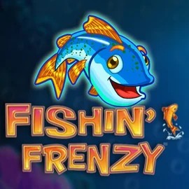 Fishin Frenzy slot logo by Blueprint Gaming at Playfina CasinoFishin Frenzy