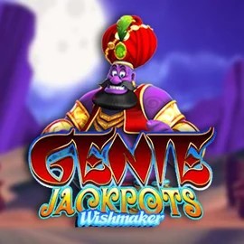 Genie Jackpots Wishmaker logo by Blueprint Gaming at Playfina CasinoGenie Jackpots Wishmaker