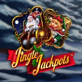 Jingle Jackpots slot icon by Dragon Gaming, available at Playfina Casino