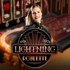 Lightning Roulette online game logo by Evolution on playfinaa.eu