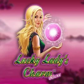 Lucky Ladys Charm Deluxe logo by Greentube at Playfina CasinoLucky Ladys Charm Deluxe
