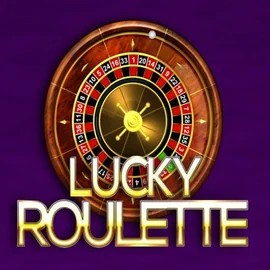 Lucky Roulette slot logo by Belatra Games at Playfina CasinoLucky Roulette