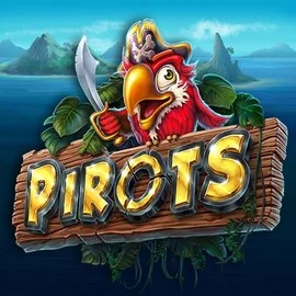 Logo of Pirots from ELK Studios at Playfina Casino
