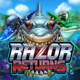 Razor Returns logo by Push Gaming at Playfina CasinoRazor Returns
