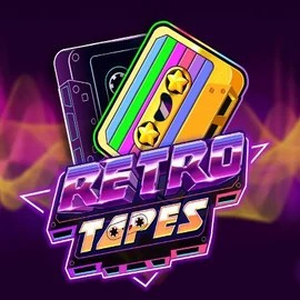 Logo of Retro Tapes from Push Gaming at Playfina Casino