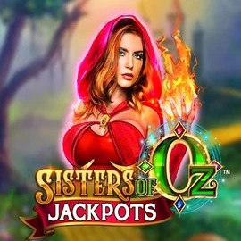 Sisters Of Oz Jackpots logo by Triple Edge Studios at Playfina Casino