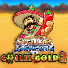 Stellar Jackpots with Chilli Gold x2 logo by Lightning Box Game at Playfina CasinoStellar Jackpots with Chilli Gold x2