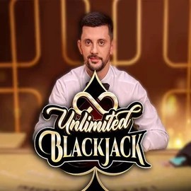 Unlimited Blackjack logo by Ezugi at Playfina CasinoUnlimited Blackjack
